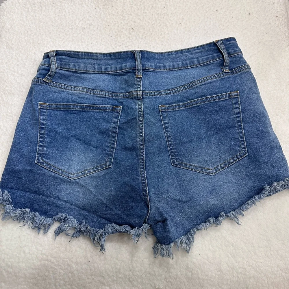 Distressed Denim Women's Jean Shorts